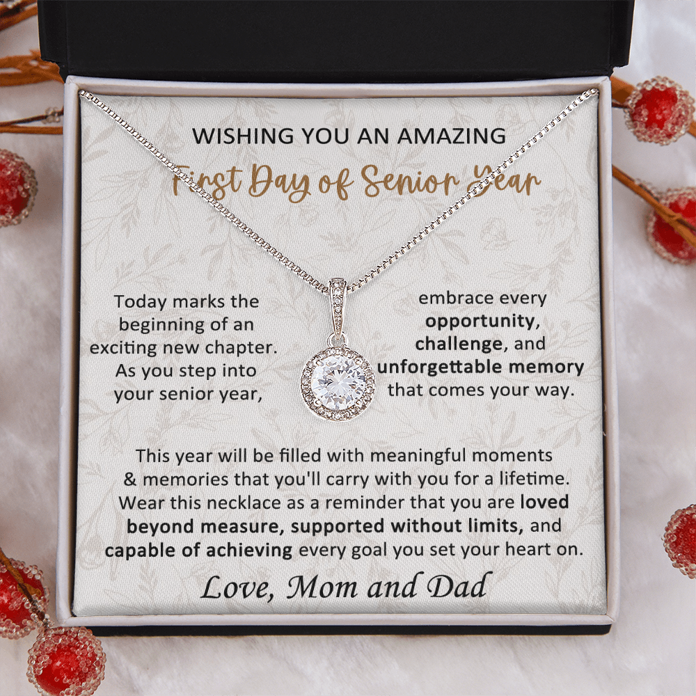Senior Year Necklace High School Gift