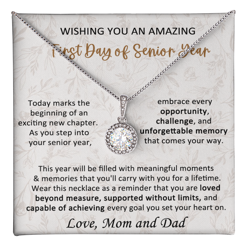 Senior Year Necklace High School Gift