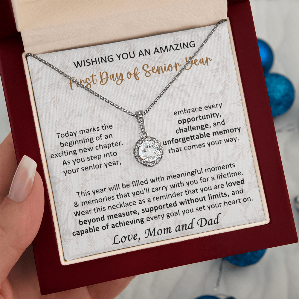 Senior Year Necklace High School Gift