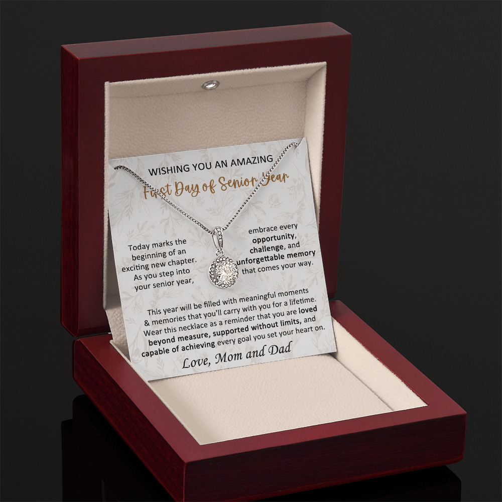 Senior Year Necklace High School Gift