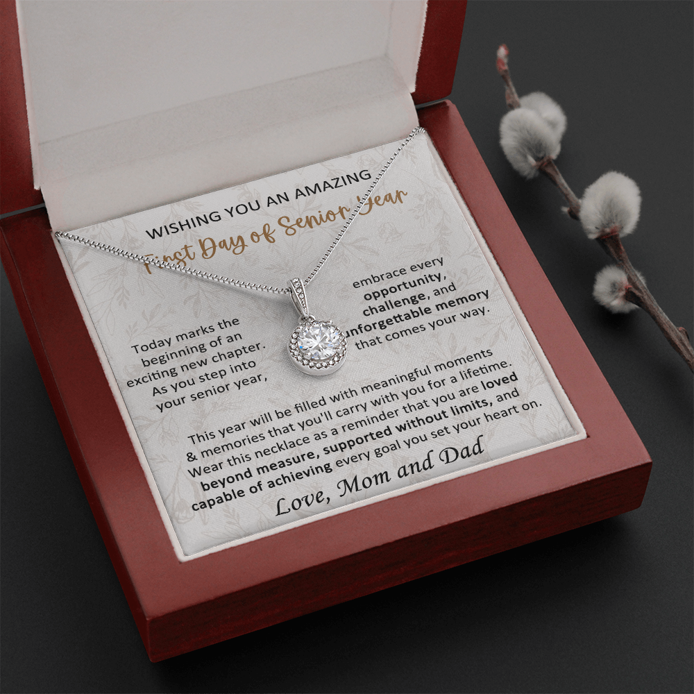 Senior Year Necklace High School Gift