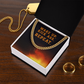 Motivational Necklace Gift for Men - Gift for brother, father, husband