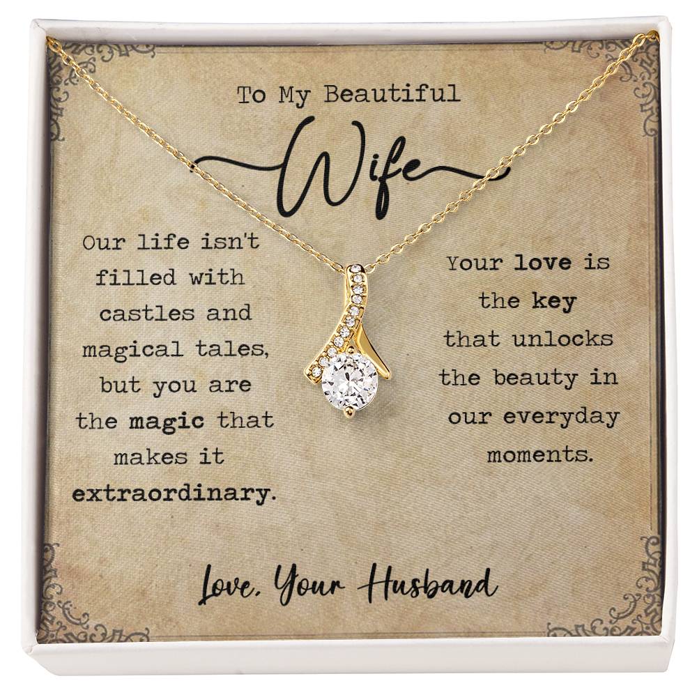 Magic and Love Pendant Necklace for Wife