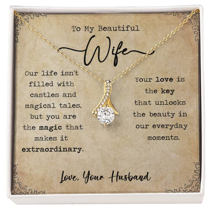 Magic and Love Pendant Necklace for Wife