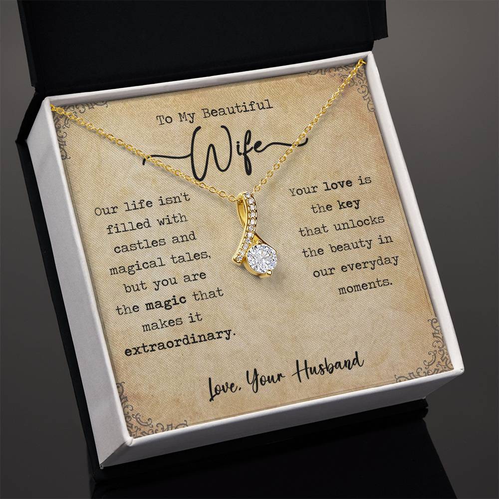 Magic and Love Pendant Necklace for Wife