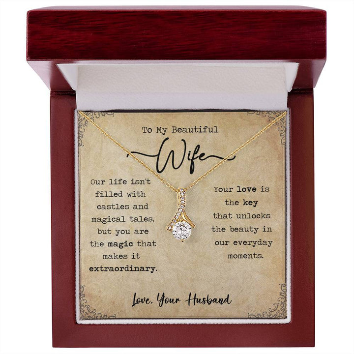 Magic and Love Pendant Necklace for Wife