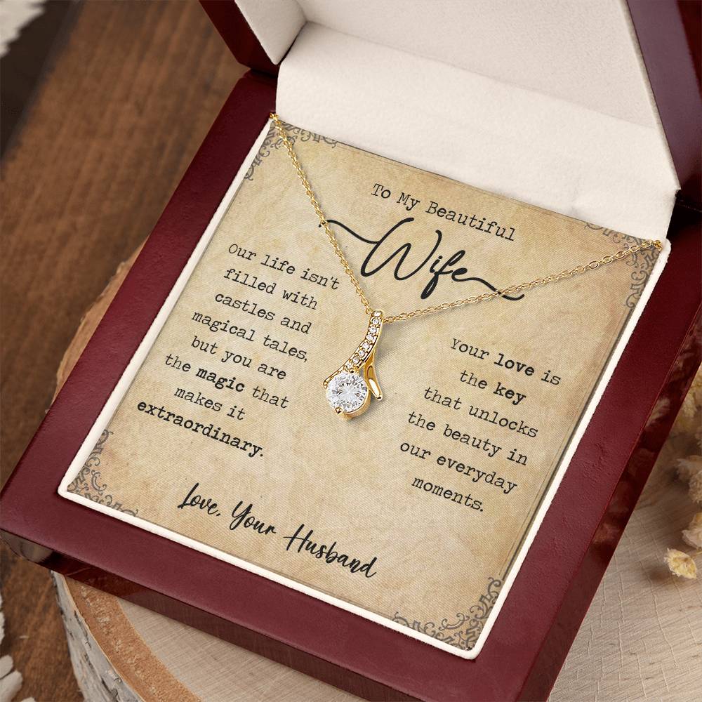 Magic and Love Pendant Necklace for Wife