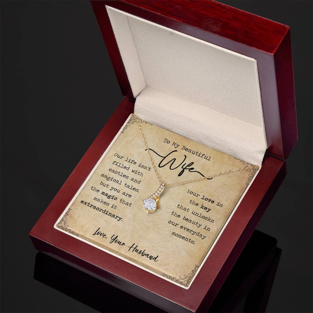 Magic and Love Pendant Necklace for Wife