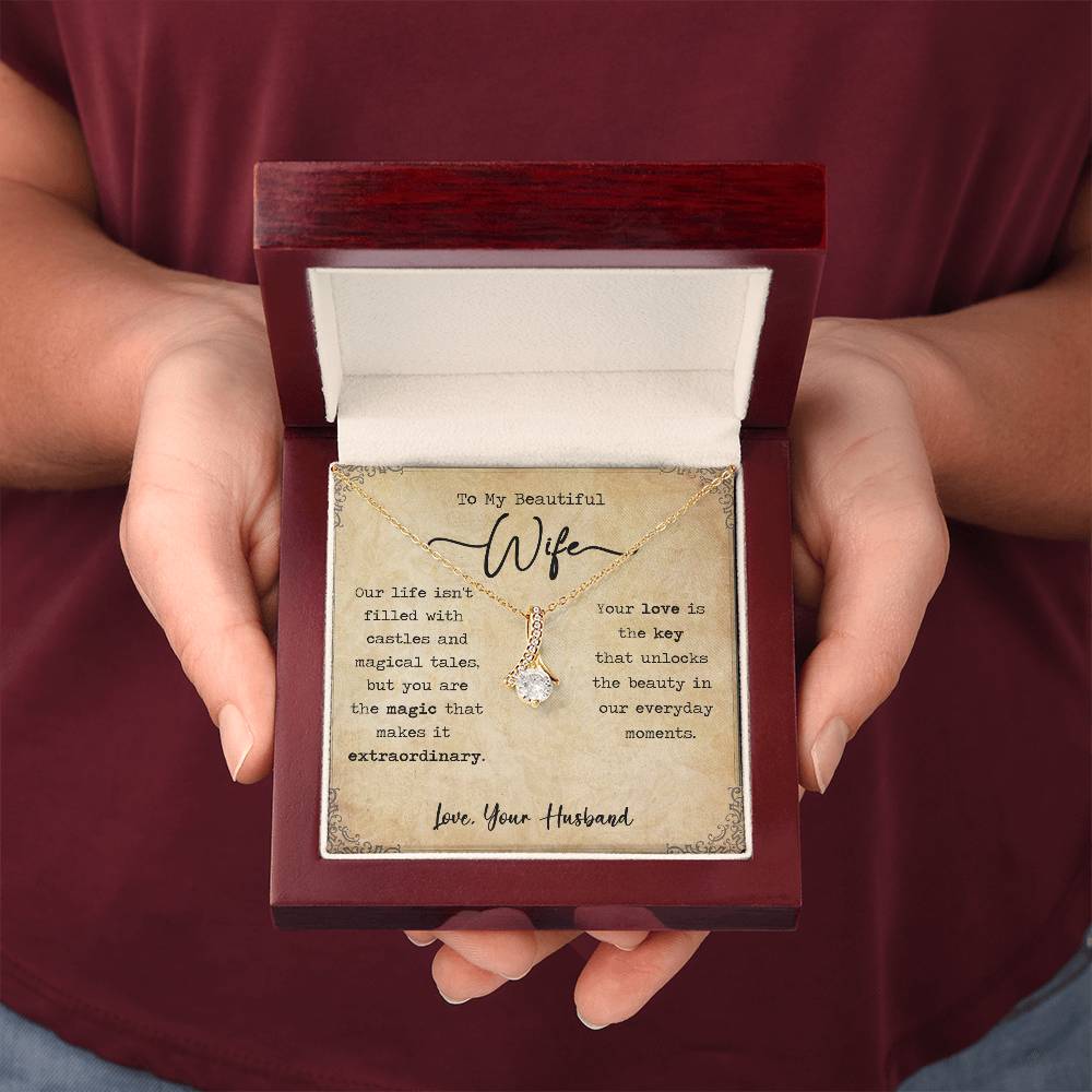 Magic and Love Pendant Necklace for Wife