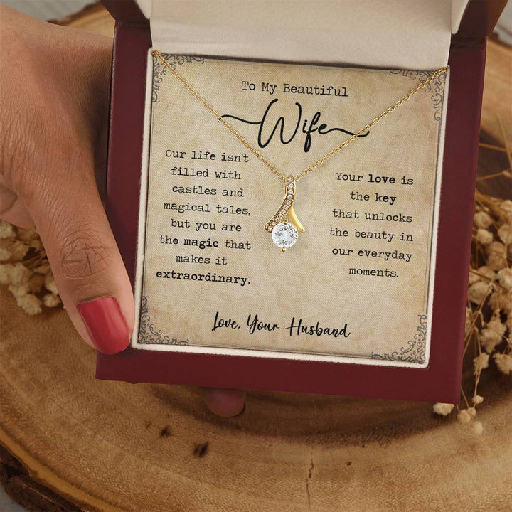 Magic and Love Pendant Necklace for Wife