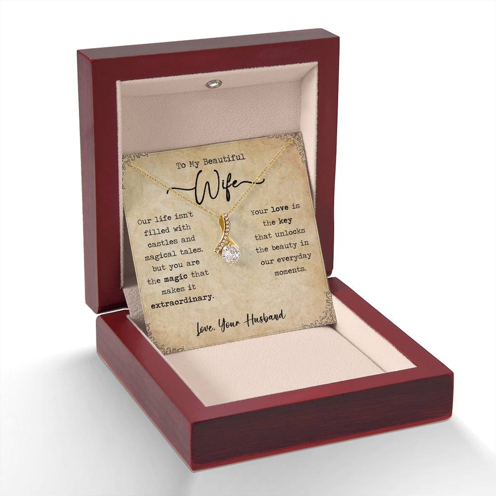 Magic and Love Pendant Necklace for Wife