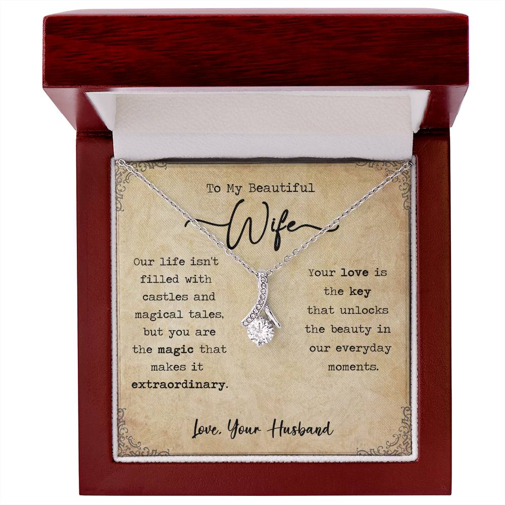 Magic and Love Pendant Necklace for Wife