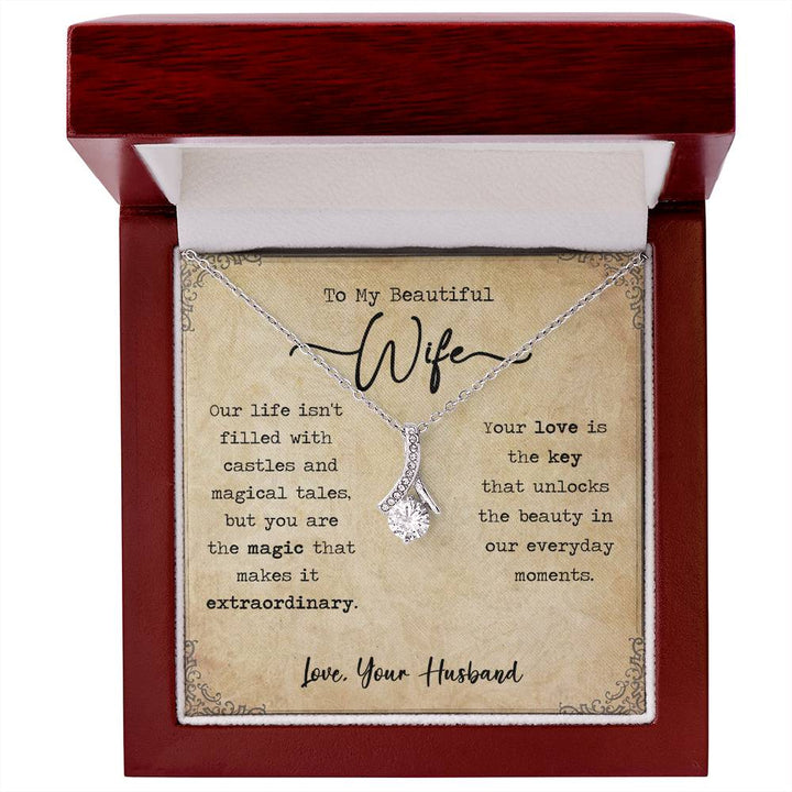 Magic and Love Pendant Necklace for Wife
