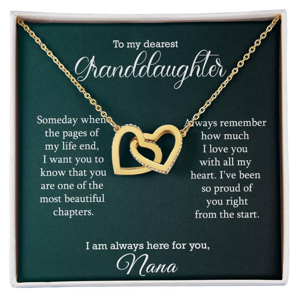 Granddaughter Necklace Gift from Nana Love