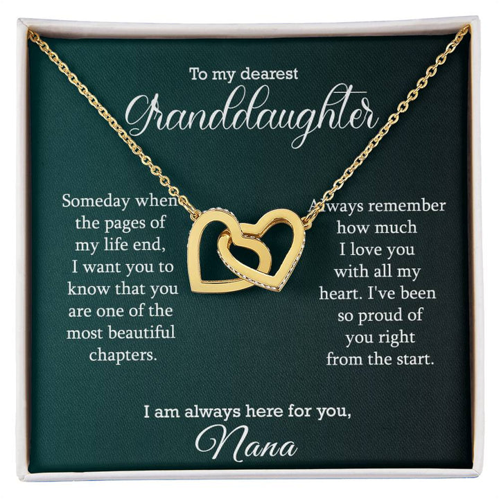 Granddaughter Necklace Gift from Nana Love