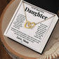 Daughter Gift - Necklace Filled With Love And Light