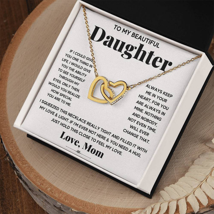 Daughter Gift - Necklace Filled With Love And Light