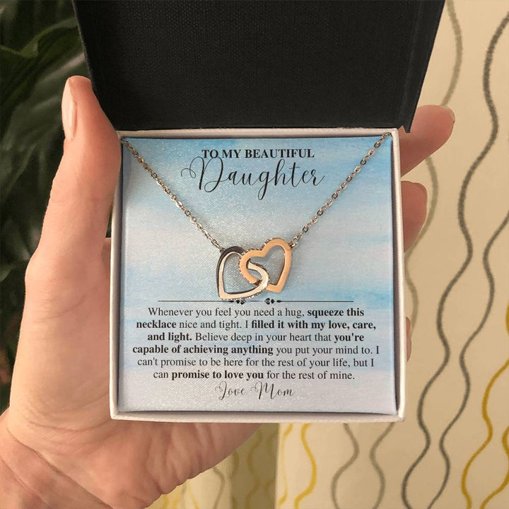 Squeeze Heart Necklace from Mom to Daughter