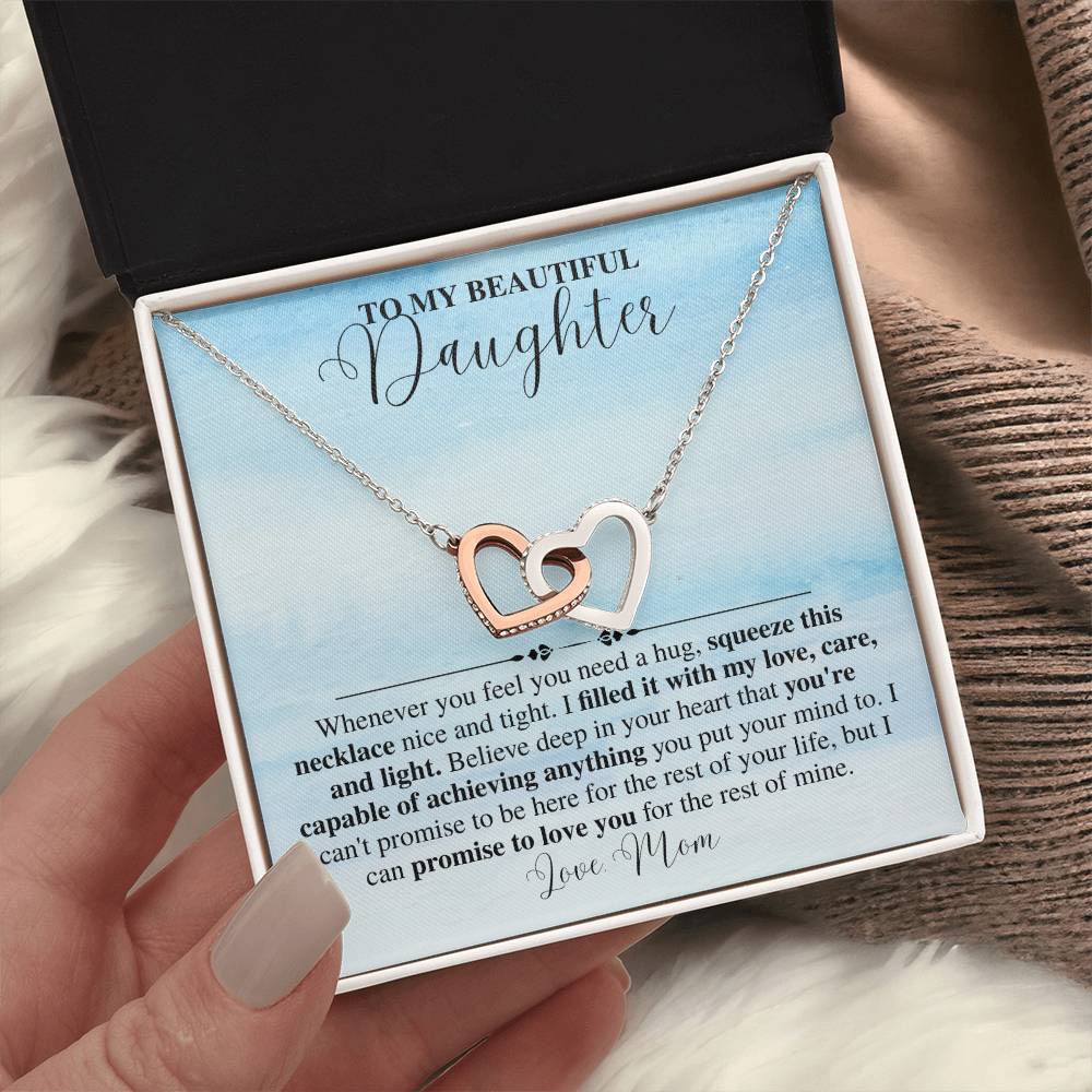 Squeeze Heart Necklace from Mom to Daughter