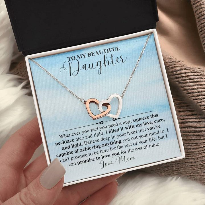Squeeze Heart Necklace from Mom to Daughter