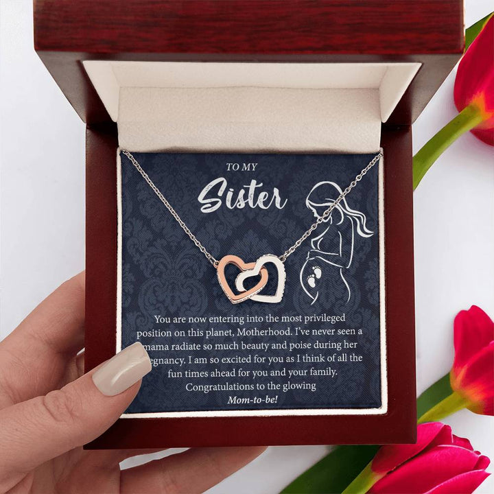 Pregnancy Gift Necklace for Sister