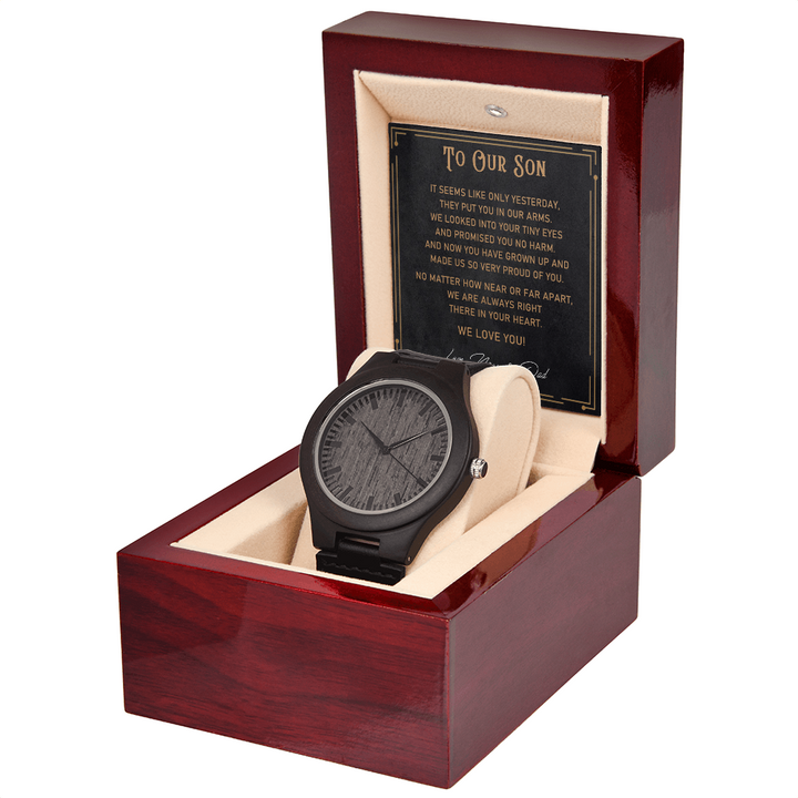 Wood Watch Gift for Son from Parents