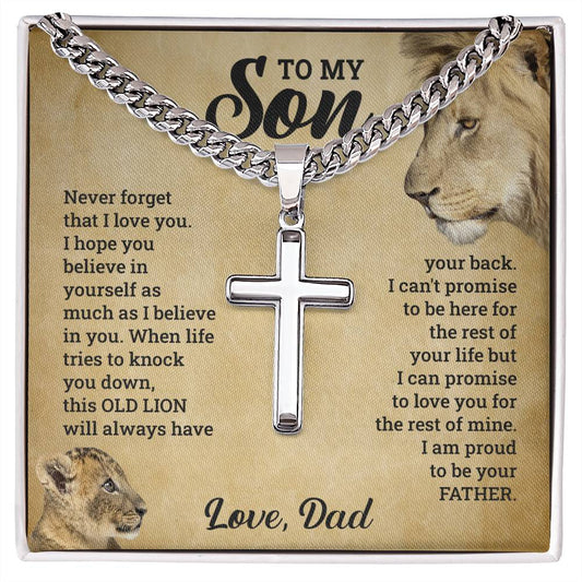 Father to Son Gift - Symbolizing Strength and Love