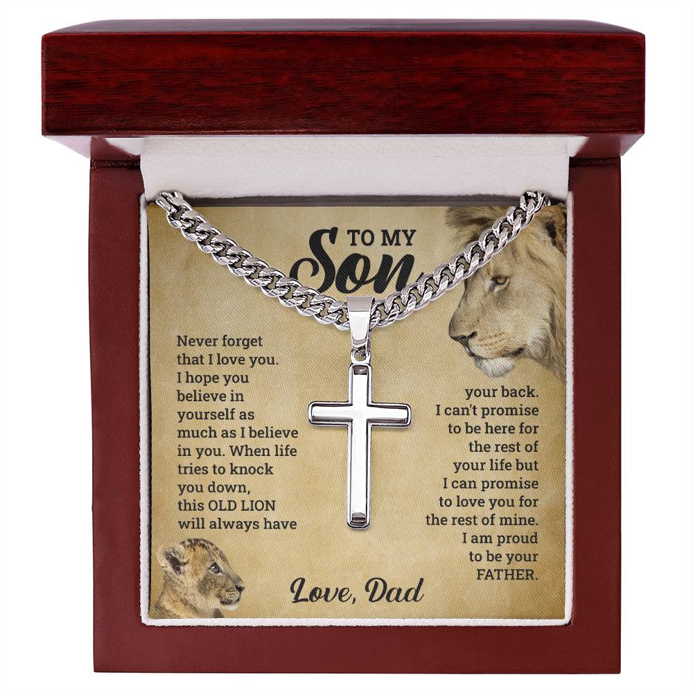 Father to Son Gift - Symbolizing Strength and Love