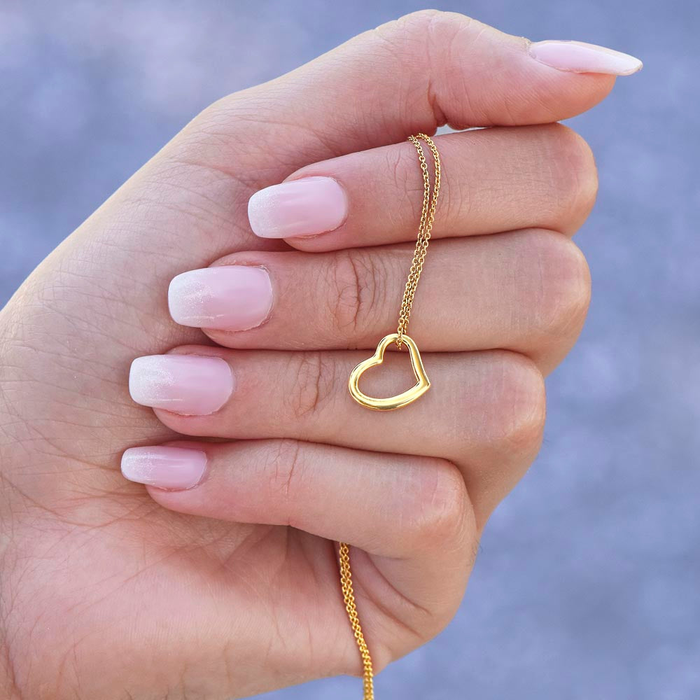 Minimalist Gold Heart Necklace – Elegant Jewelry for Women