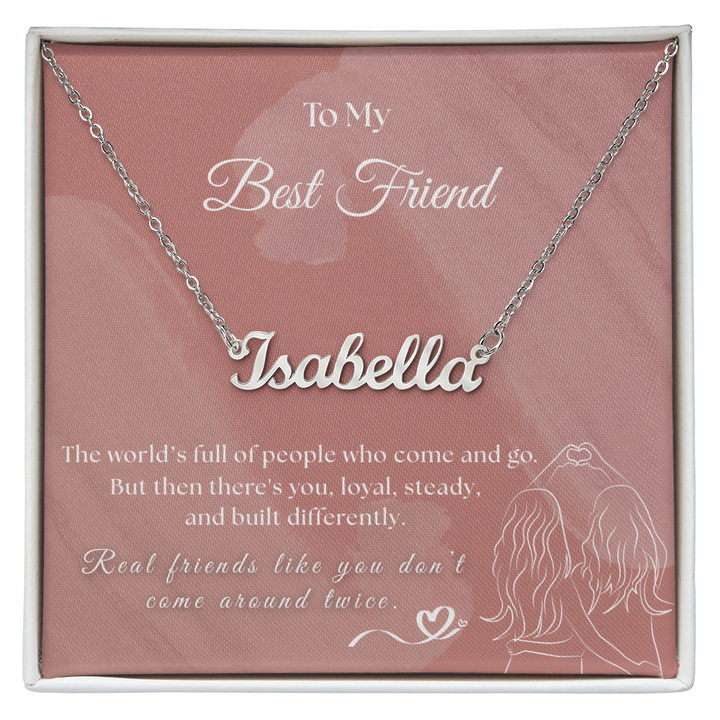 Personalize Friend's Name Necklace