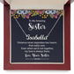 Beautiful Necklace Gift for Sister with Personalized Name