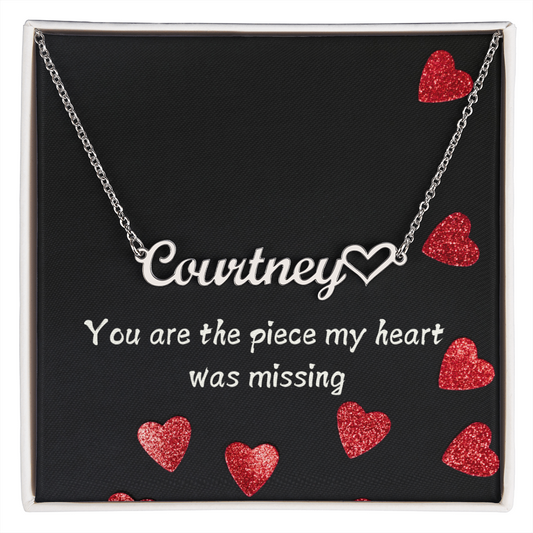 name necklace for wife