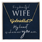 Personalized Name Necklace for Wife – Romantic Valentine's Day Gift