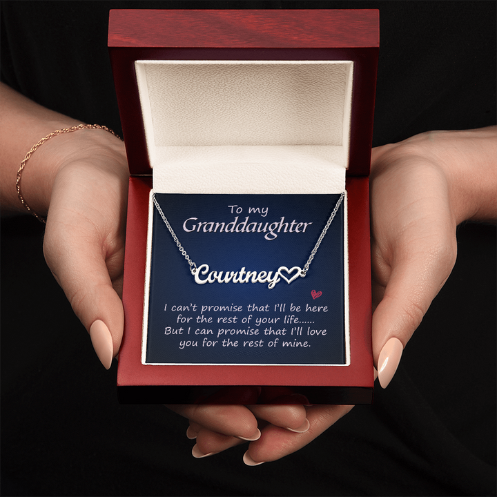 Personalized Name Necklace for Granddaughter