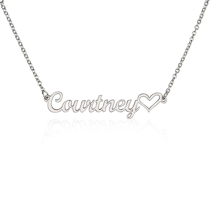 name necklace for her
