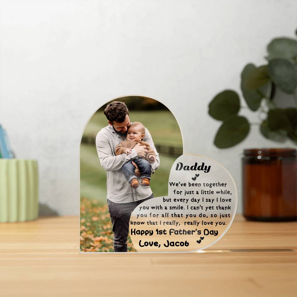 First Father's Day Photo Gift from Kids