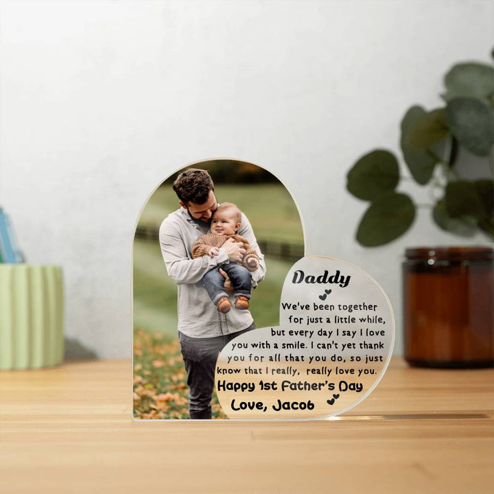 First Father's Day Photo Gift from Kids