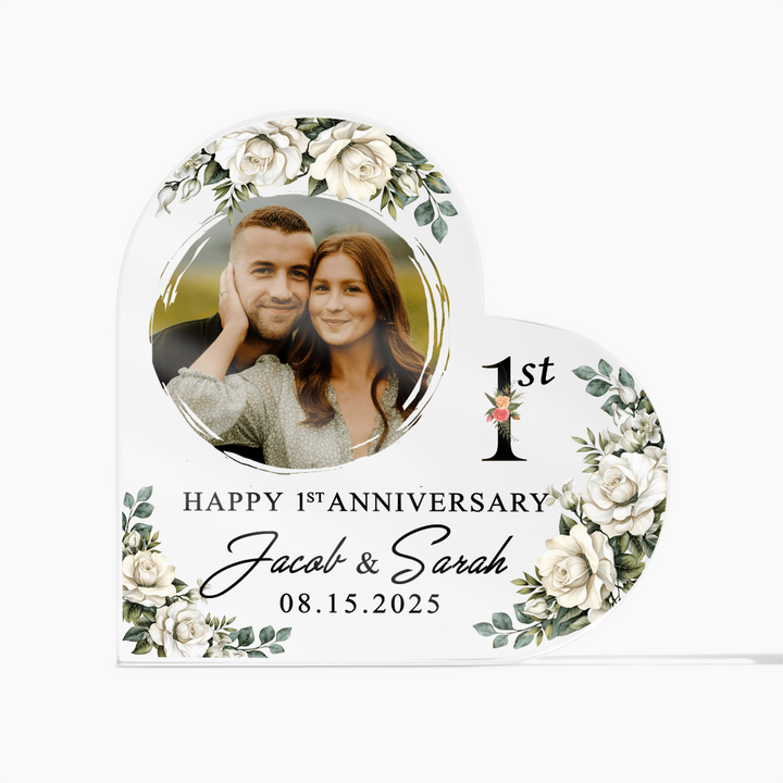 1st Anniversary Plaque