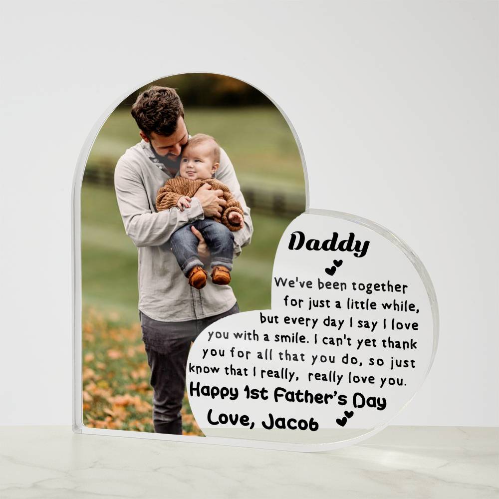 First Father's Day Photo Gift from Kids
