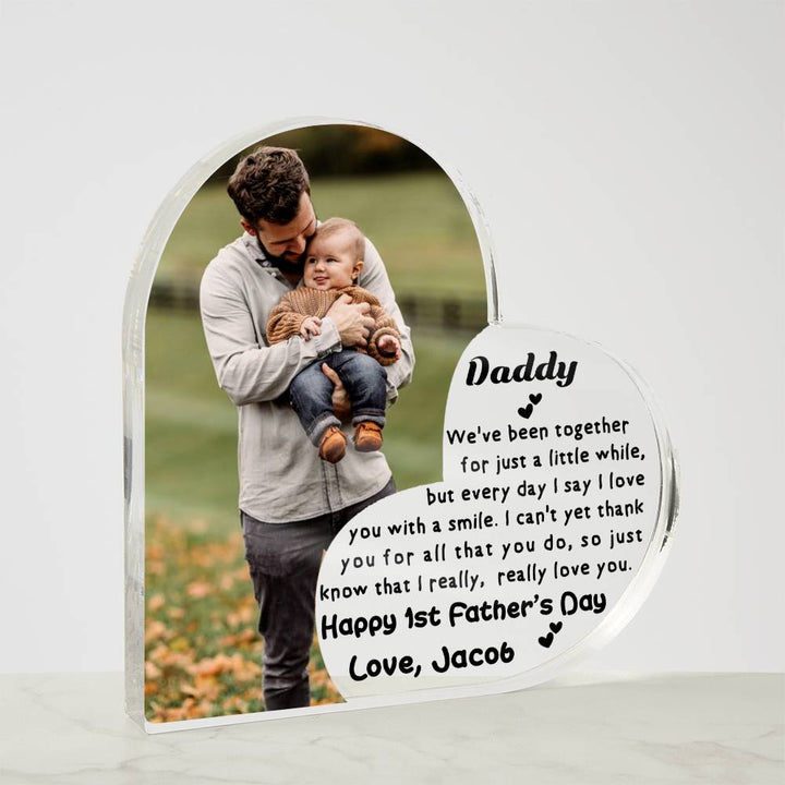 First Father's Day Photo Gift from Kids