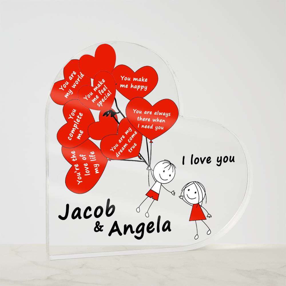 Personalized reasons why I love you plaque