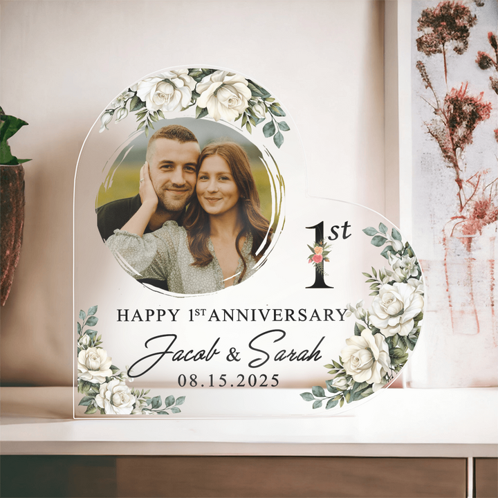 1st Anniversary Plaque