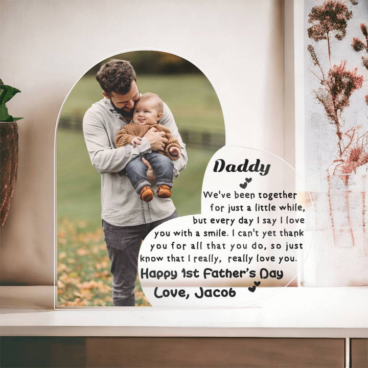 First Father's Day Photo Gift from Kids