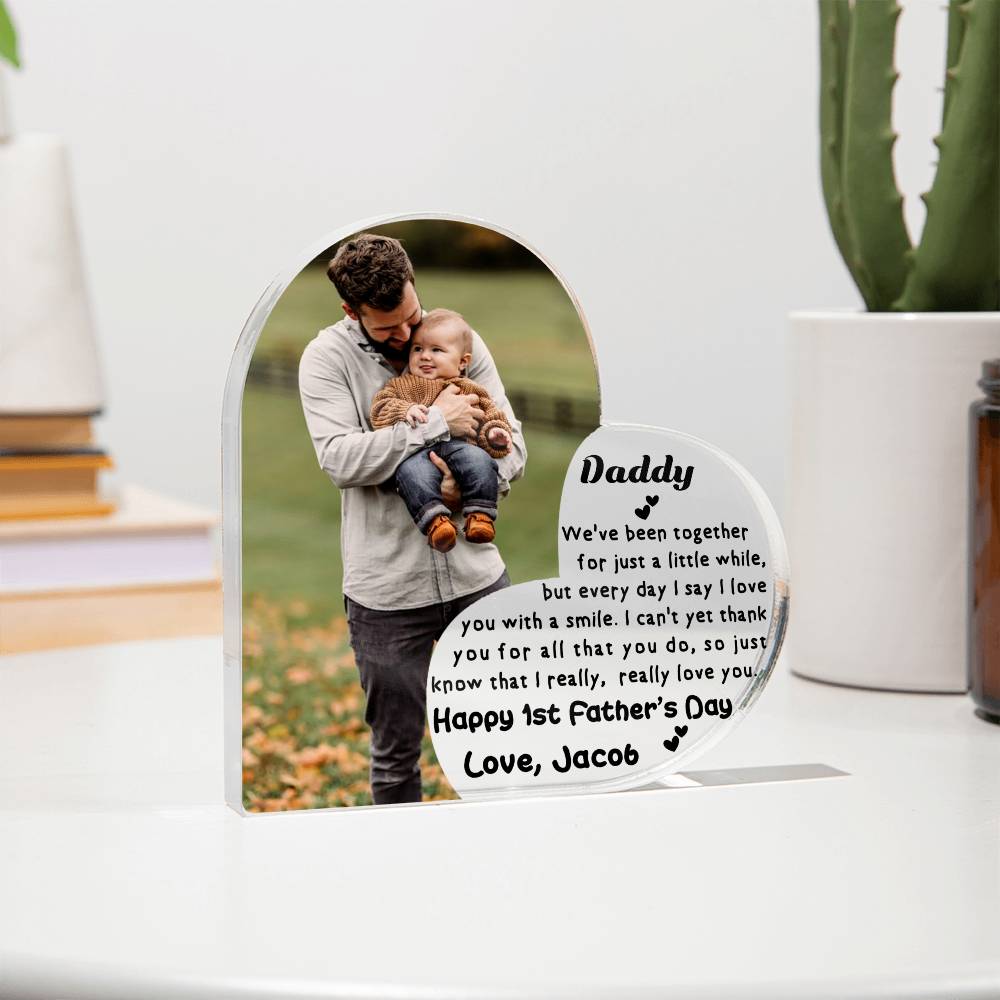 First Father's Day Photo Gift from Kids