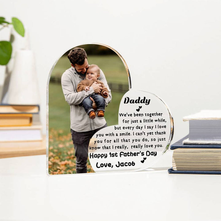 First Father's Day Photo Gift from Kids