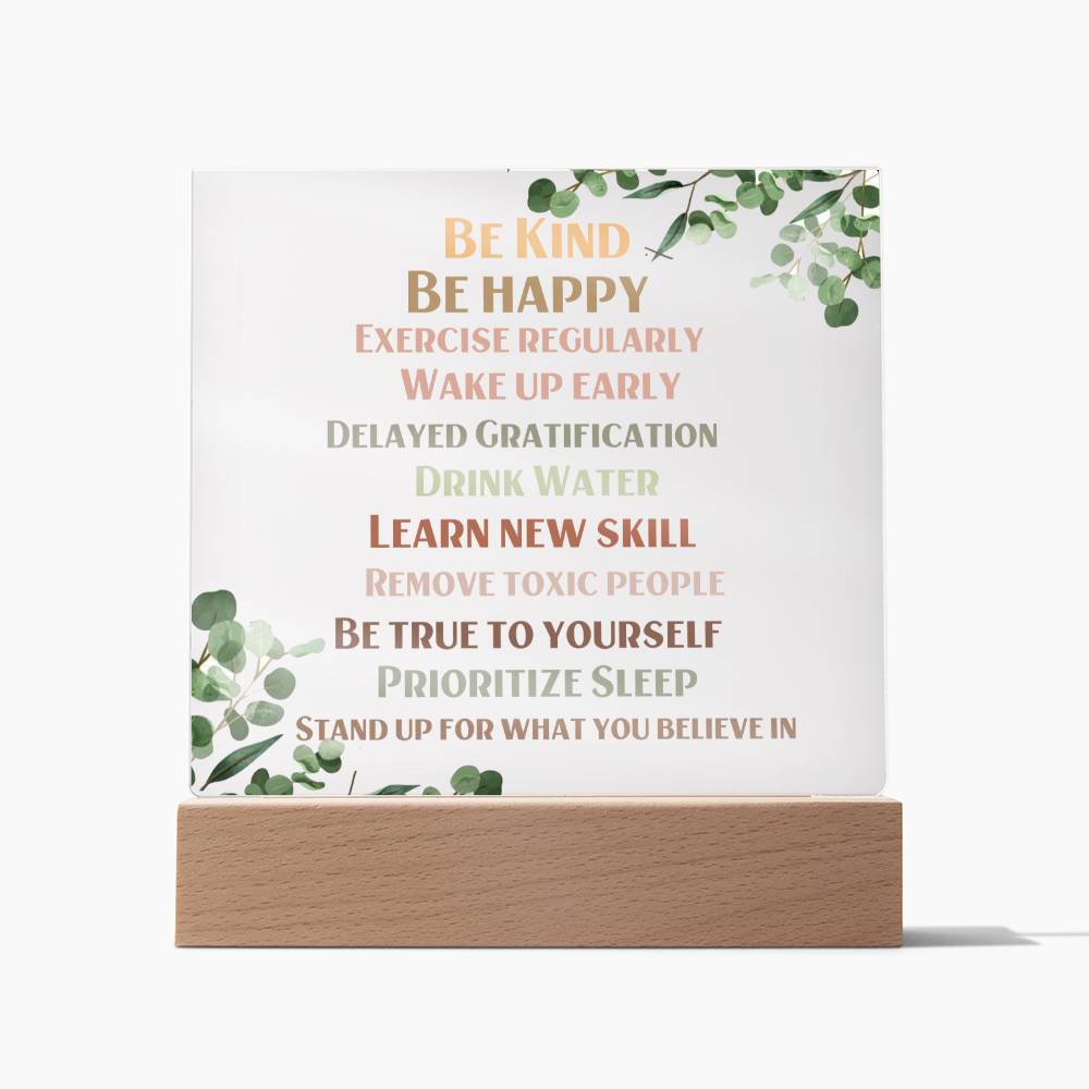 acrylic plaque