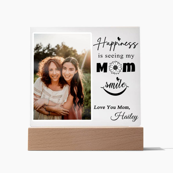 Happiness is Seeing My Mom Smile