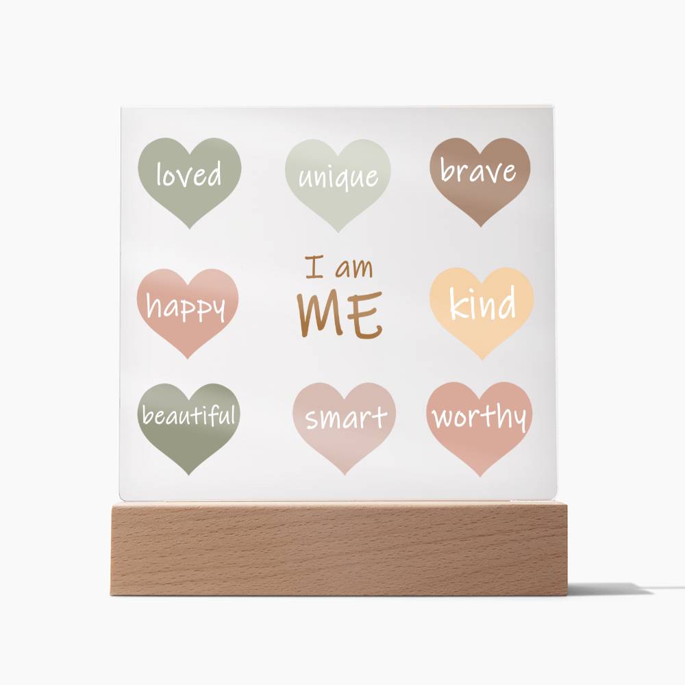 positive affirmation plaque