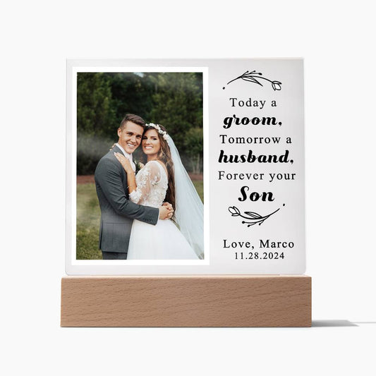 Personalized Mother of the Groom Gift from Son