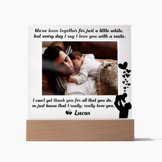 Personalized First Father's Day Gift from Baby